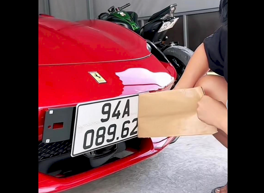 Chiếc Ferrari 296 GTS độc nhất Việt Nam được gắn biển số tỉnh Bạc Liêu