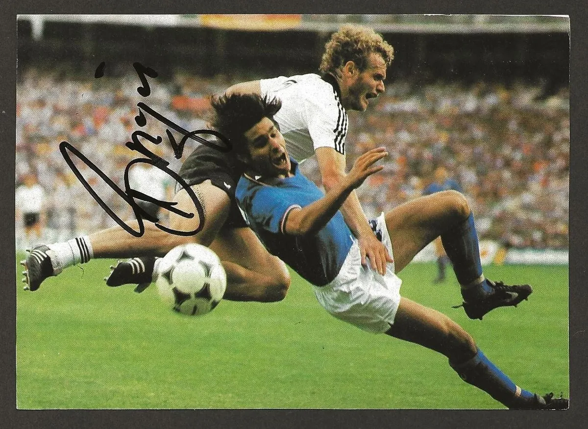 HANS PETER BRIEGEL GERMANY INT 1979-86 W/CUP 1982 & 86 THẺ CÓ CHỮ KÝ GỐC | eBay