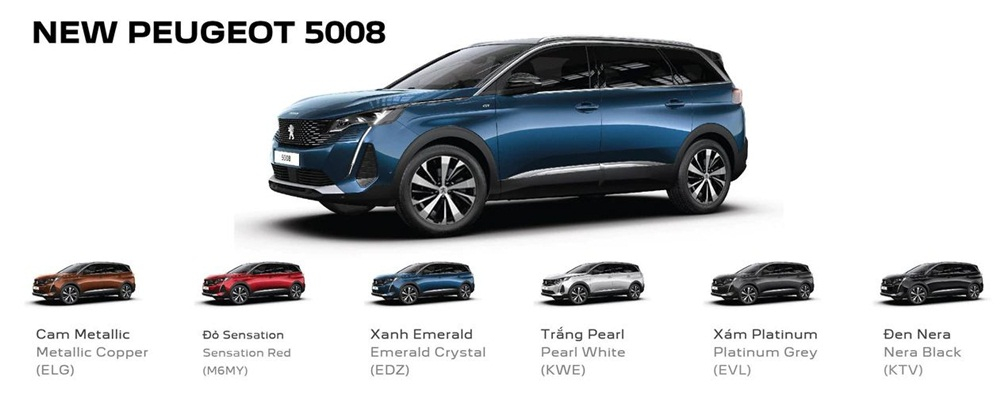 Cập nhật giá xe Peugeot 5008 2024 và khuyến mãi mới nhất - Tinxe