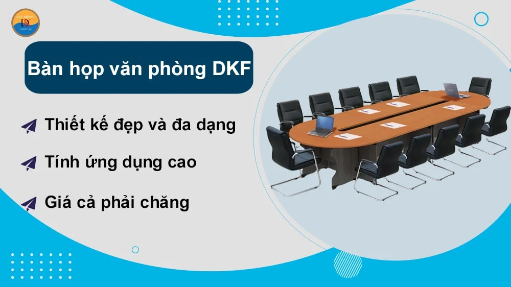 Bàn Họp Văn Phòng Cao Cấp, Bàn Họp Chân Sắt Đẹp tại nội thất Đức Khang