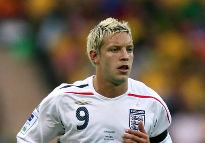 Alan Smith trong màu áo đội tuyển Anh